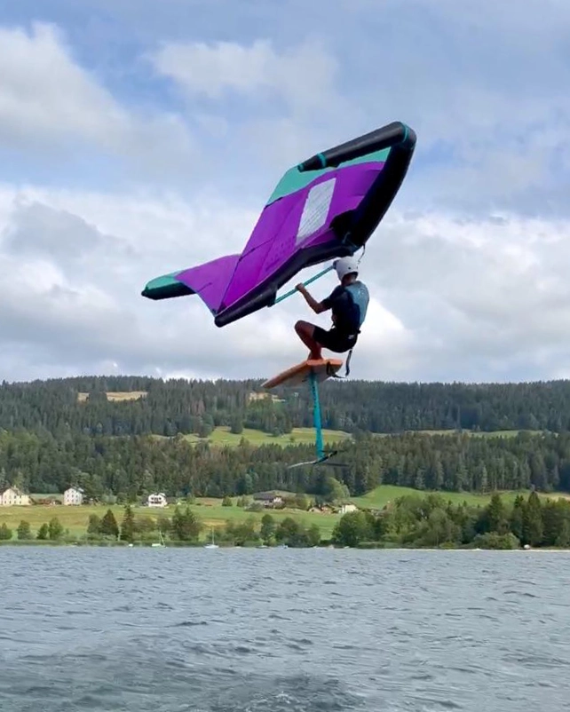 Photo de Jonas avec le spi